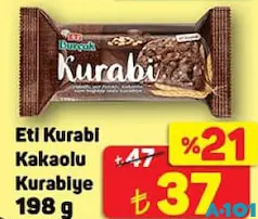 ETİ BURÇAK KURABİ KAKAOLU BİSKÜVİ 198 G